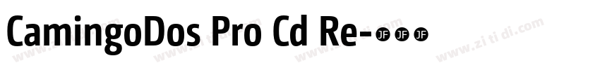 CamingoDos Pro Cd Re字体转换 CamingoDos Pro Cd Re字体转换